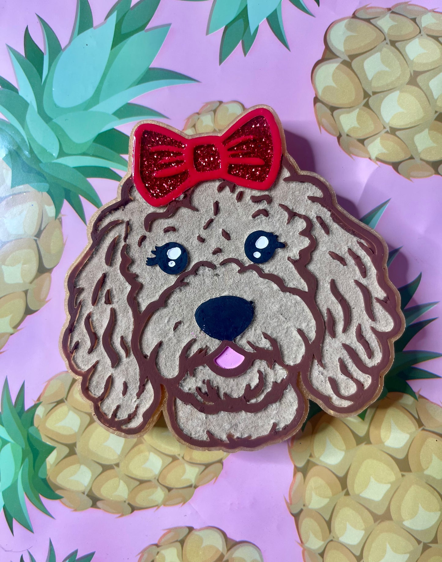 Golden doodle Freshie