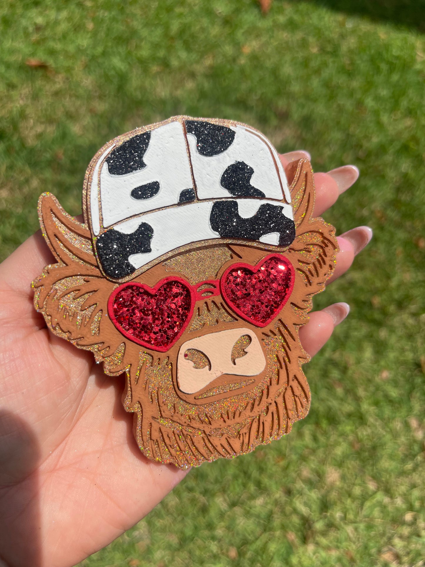 Cow heart glasses